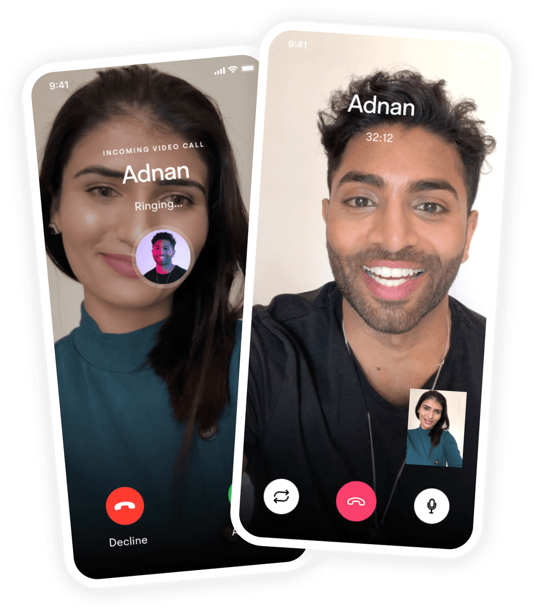 Muzz mockup image video_calling